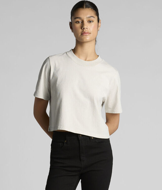 Heavy Faded Crop Tee