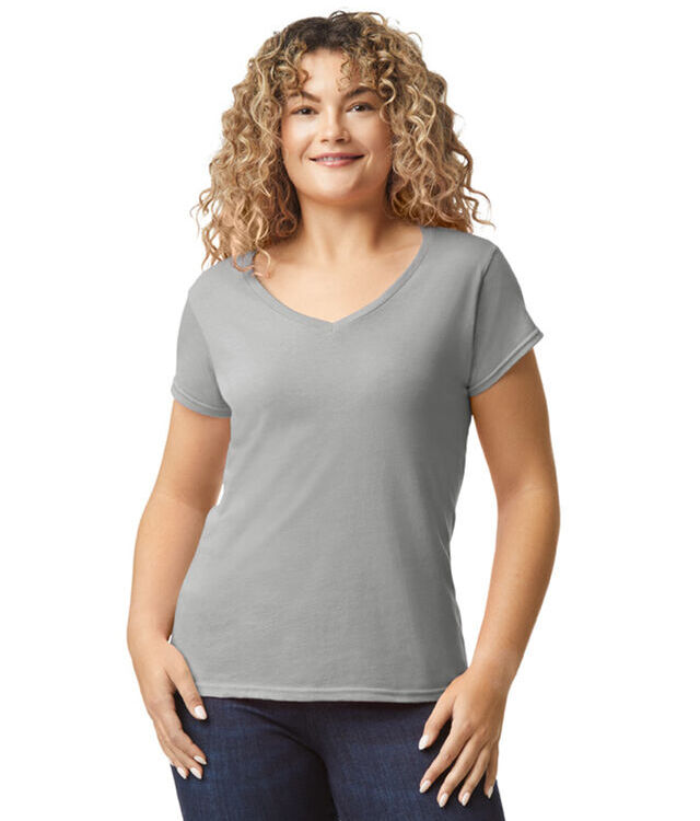 Ladies SoftStyle V-Neck T-Shirt - Gildan