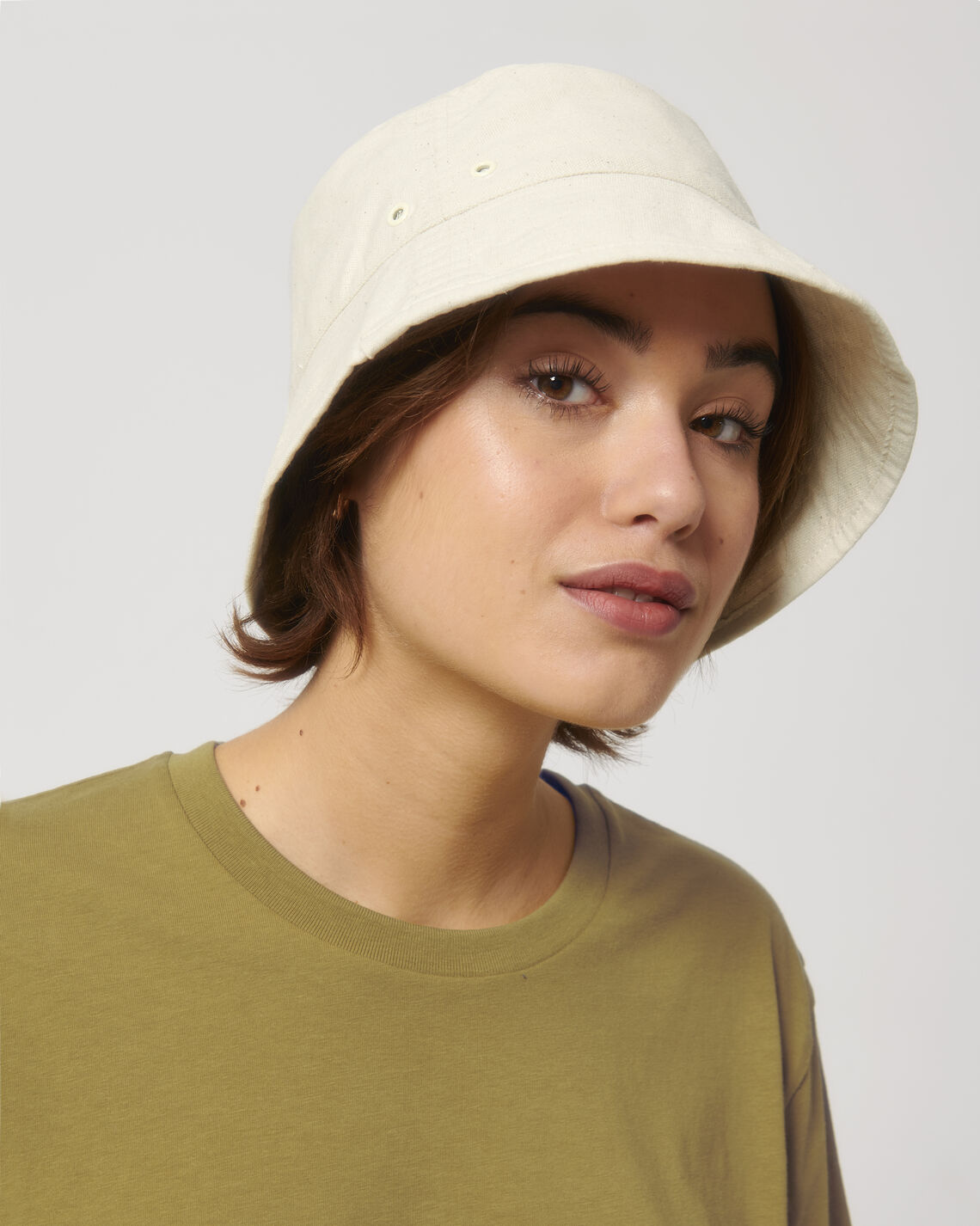 Bucket Hat Natural Studio Front Main 5