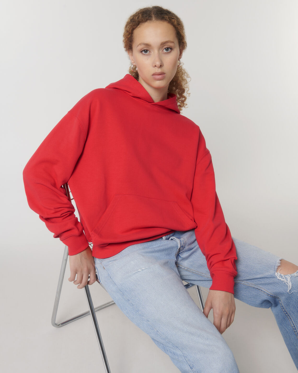 Cooper Dry Deck Chair Red Studio Front Main 5