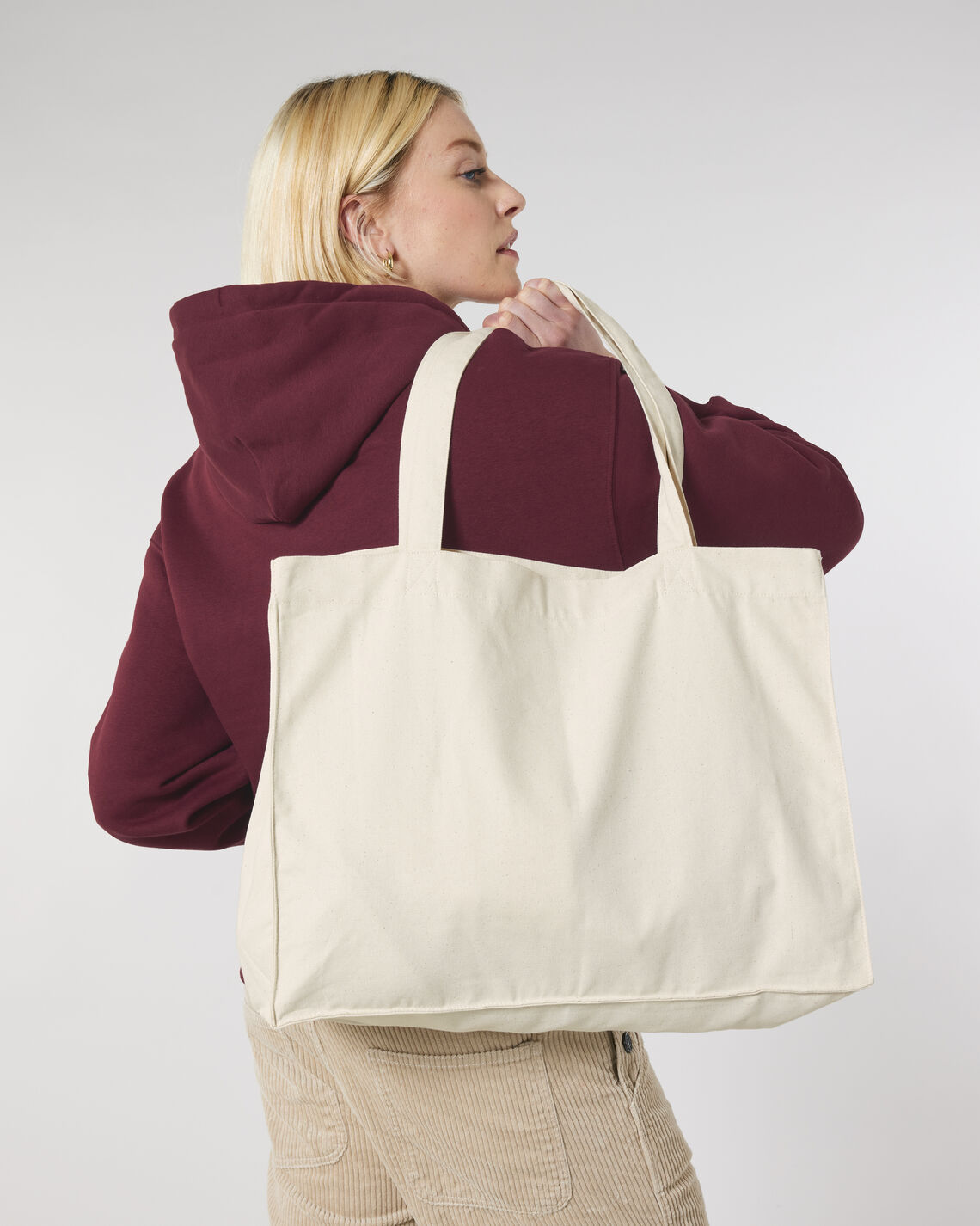 Shopping Bag Natural Studio Front Main 5